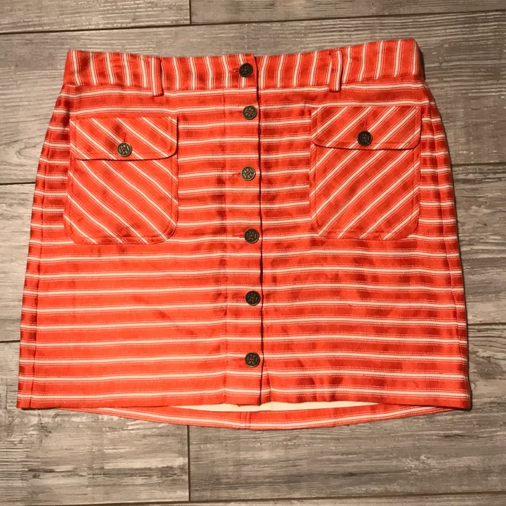 2/$18 Lined Button Miniskirt Tommy Hilfiger EUC